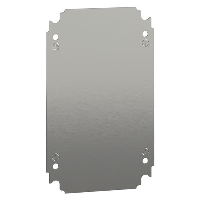 Schneider Spacial NSYMM Internal Mounting Plate for 300H x 200mmW Enclosure Galvanised Steel Plate Dimensions 250H x 150W x 2mmD