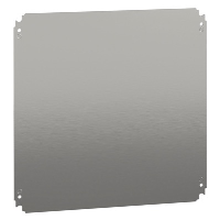 Schneider Spacial NSYMM Internal Mounting Plate for 500H x 500mmW Enclosure Galvanised Steel Plate Dimensions 450H x 450W x 2mmD