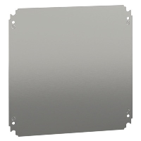 Schneider Spacial NSYMM Internal Mounting Plate for 400H x 400mmW Enclosure Galvanised Steel Plate Dimensions 350H x 350W x 2mmD