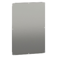 Schneider Spacial NSYMM Internal Mounting Plate for 1200H x 800mmW Enclosure Galvanised Steel Plate Dimensions 1150H x 750W x 2.5mmD