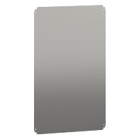 Schneider Spacial NSYMM Internal Mounting Plate for 1000H x 600mmW Enclosure Galvanised Steel Plate Dimensions 950H x 550W x 2.5mmD