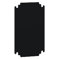 Schneider Thalassa PLM Insulating Backplate for GRP Enclosure NSYPLM32 Bakelite Black RAL9005 Plate Dimensions 265 x 150 x 4mmD