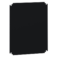 Schneider Thalassa PLM Insulating Backplate for GRP Enclosure NSYPLM54 Bakelite Black RAL9005 Plate Dimensions 465 x 350 x 4mmD
