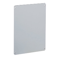 IBOCO Pedro Mounting Plate for VTR02 Polyester Grey RAL7035 Plate Dimensions 365H x 242W x 4mmD