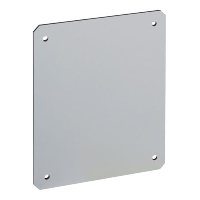 IBOCO Pedro Mounting Plate for VTR01 Polyester Grey RAL7035 Plate Dimensions 240H x 199W x 4mmD
