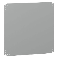 Schneider Thalassa PLA Internal Mounting Plate for 750H x 750mmW Enclosure Galvanised Steel Plate 640H x 625W x 2.5mmD