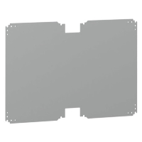 Schneider Thalassa PLA Internal Mounting Plate for 750H x 1000mmW Enclosure Galvanised Steel Plate 640H x 875W x 2.5mmD