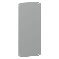 Schneider Thalassa PLA Internal Mounting Plate for 1000H x 500mmW Enclosure Galvanised Steel Plate 890H x 375W x 2.5mmD