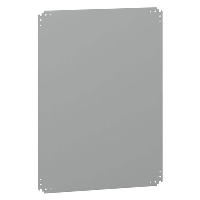 Schneider Thalassa PLA Internal Mounting Plate for 1000H x 750mmW Enclosure Galvanised Steel Plate 890H x 625W x 2.5mmD