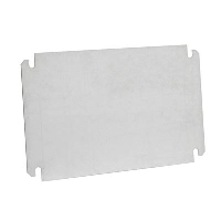 Fibox Mounting Plate for EK/Solid 280 x 280mm Enclosures Galvanised Steel Plate Dimensions 238 x 238 x 1.5mmD