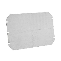 Fibox Mounting Plate for CAB 500mm x 400mm Enclosures Galvanised Steel Plate Dimensions 470 x 370mm x 1.5mmD