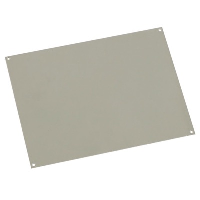 Uriarte Safybox CA Mounting Plate for 270 x 270 Enclosures Polyester Grey RAL7035 Dimensions 220 x 220 x 4mmD