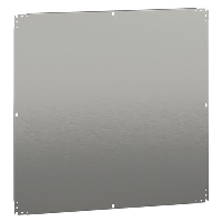 Schneider Spacial NSYMM Internal Mounting Plate for 1000H x 1000mmW Enclosure Plain Galvanised Steel Plate Dimensions 950H x 950W x 2.5mmD