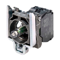 Schneider Harmony XB4 Blue Light Block with Fixing Collar & 1 x N/O Contact Integral 24V AC/DC LED