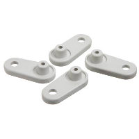 Fibox Piccolo Set of 4 Wall Fixing Lugs for Piccolo and MNX Enclosures - price per 1 (set/4)