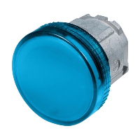 Schneider Harmony XB4 Blue Pilot Lamp Head for use with BA9s lamp 22.5mm Chrome Bezel
