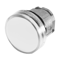 Schneider Harmony XB4 White Pilot Lamp Head for use with Integral LED 22.5mm Chrome Bezel