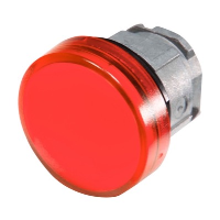 Schneider Harmony XB4 Red Pilot Lamp Head for use with Integral LED 22.5mm Chrome Bezel