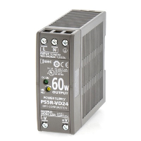 IDEC PS5R-V Slim-Line Power Supply 2.5A 60W 85-264VAC Input Voltage 24VDC Output Voltage