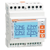 Lovato Synergy 80A Three Phase Energy Meter LCD Screen RS485 Interface