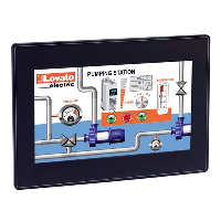 Lovato LRH HMI Display 10.1" TFT LCD 64K Colours Touch Screen LED Backlit 24VDC Supply Ethernet USB Serial Ports