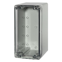 Fibox Euronord Polycarbonate 160 x 80 x 95mmD Enclosure Clear Lid IP66/67