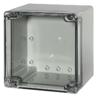 Fibox Euronord Polycarbonate 122 x 120 x 95mmD Enclosure Clear Lid IP66/67