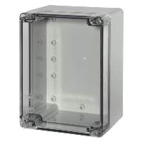 Fibox Euronord Polycarbonate 160 x 120 x 90mmD Enclosure Clear Lid IP66/67