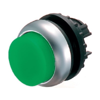 Eaton RMQ-Titan Illuminated Green Extended Pushbutton Actuator 22.5mm Spring Return