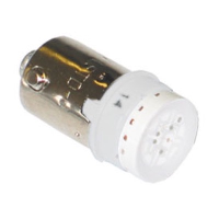 IDEC LSTD 6V AC/DC Pure White LED BA9S