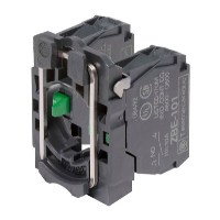 Schneider Harmony XB5 2 x Normally Open Contact Block with Fixing Collar