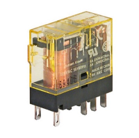 IDEC RJ2S Double Pole 8A Relay 24VAC Coil with 2 Change-Over Contacts (DPDT) LED Indication