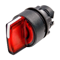 Schneider Harmony XB5 2 Position Red Illuminated Selector Switch Actuator for use with Integral LED O-I Stay Put