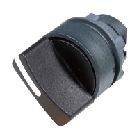 Schneider Harmony XB5 2 Position Selector Switch Actuator O-I Stay Put Dark Grey Plastic Bezel