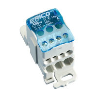 nVent ERIFLEX UD-80A Single Pole 80A Distribution Block Input Capacity 6 - 16mm2 6 Outgoing connections