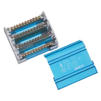 nVent ERIFLEX TD-40A 4 Pole 40A Distribution Block Input Capacity 2 x 4 - 10mm2 11 outgoing connections per pole