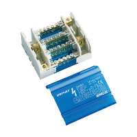 nVent ERIFLEX TD-100-125A 4 Pole 125A Distribution Block Input Capacity 10 - 35mm2 6 outgoing connections per pole