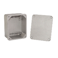 RP Eleg Aluminium 135 x 110 x 71mmD Enclosure IP65 Sandblasted Finish