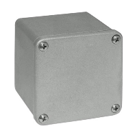 RP Gain Aluminium 87 x 87 x 61mmD Enclosure IP65 Sandblasted Finish