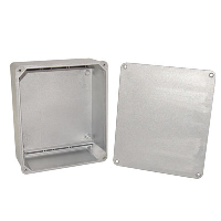 RP Eleg Aluminium 295 x 255 x 130mmD Enclosure IP65 Sandblasted Finish