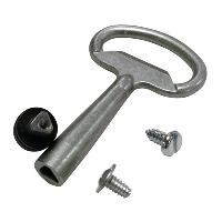 Schneider Electric Spacial 8mm Triangular Insert with Key ref NSYLT8