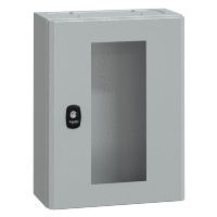 Schneider Electric Spacial S3DM Mild Steel 400H x 300W x 150mmD Wall Mounting Modular Enclosure IP66