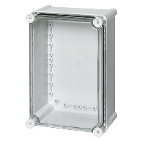 Fibox Solid ABS 280 x 190 x 130mmD Enclosure Clear Lid IP66/67