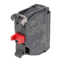 Schneider Harmony Normally Closed Contact Block for use with ZB4BZ009 or ZB5AZ009 Collars or as Additional Block