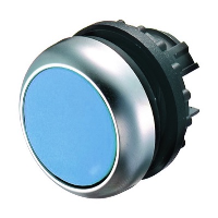 Eaton RMQ-Titan Blue Flush Pushbutton Actuator 22.5mm Spring Return