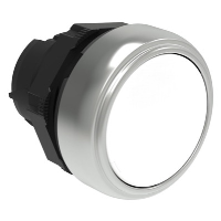 Lovato Platinum White Flush Pushbutton Actuator 22.5mm Spring Return