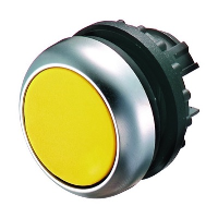 Eaton RMQ-Titan Yellow Flush Pushbutton Actuator 22.5mm Spring Return