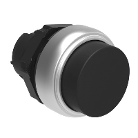 Lovato Platinum Black Extended Pushbutton Actuator 22.5mm Spring Return