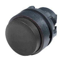 Schneider Harmony XB5 Black Extended Pushbutton Actuator 22.5mm Spring Return Dark Grey Plastic Bezel