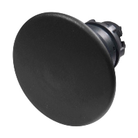 Schneider Harmony XB5 Black 60mm Mushroom Head Pushbutton Actuator 22.5mm Spring Return Dark Grey Plastic Bezel